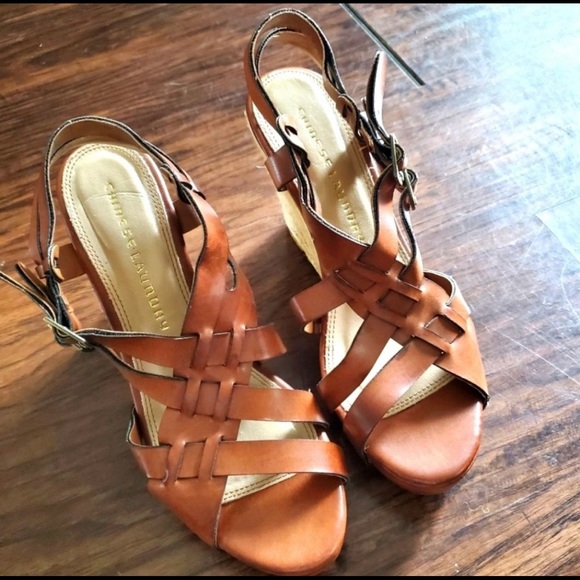 Chinese Laundry Wedge Sandals Size 7 - Picture 2 of 10